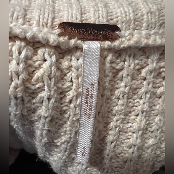 Free People Micah Cardi Ivory Combo Sz Small W/Toggle Buttons - Picture 6 of 6